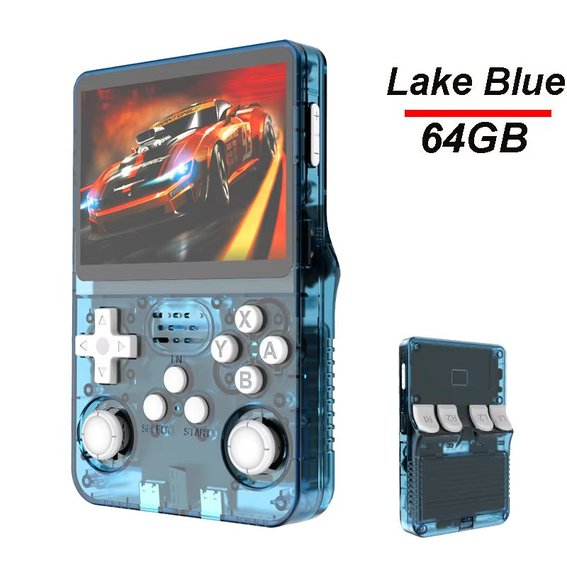 R36S Portable Handheld Game Console - 3.5-Inch IPS Screen with 20,000 Classic Retro Games & Long-Lasting Battery