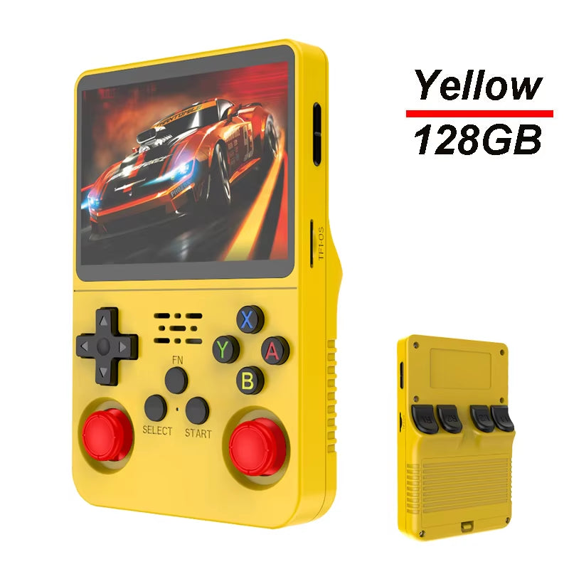 R36S Portable Handheld Game Console - 3.5-Inch IPS Screen with 20,000 Classic Retro Games & Long-Lasting Battery